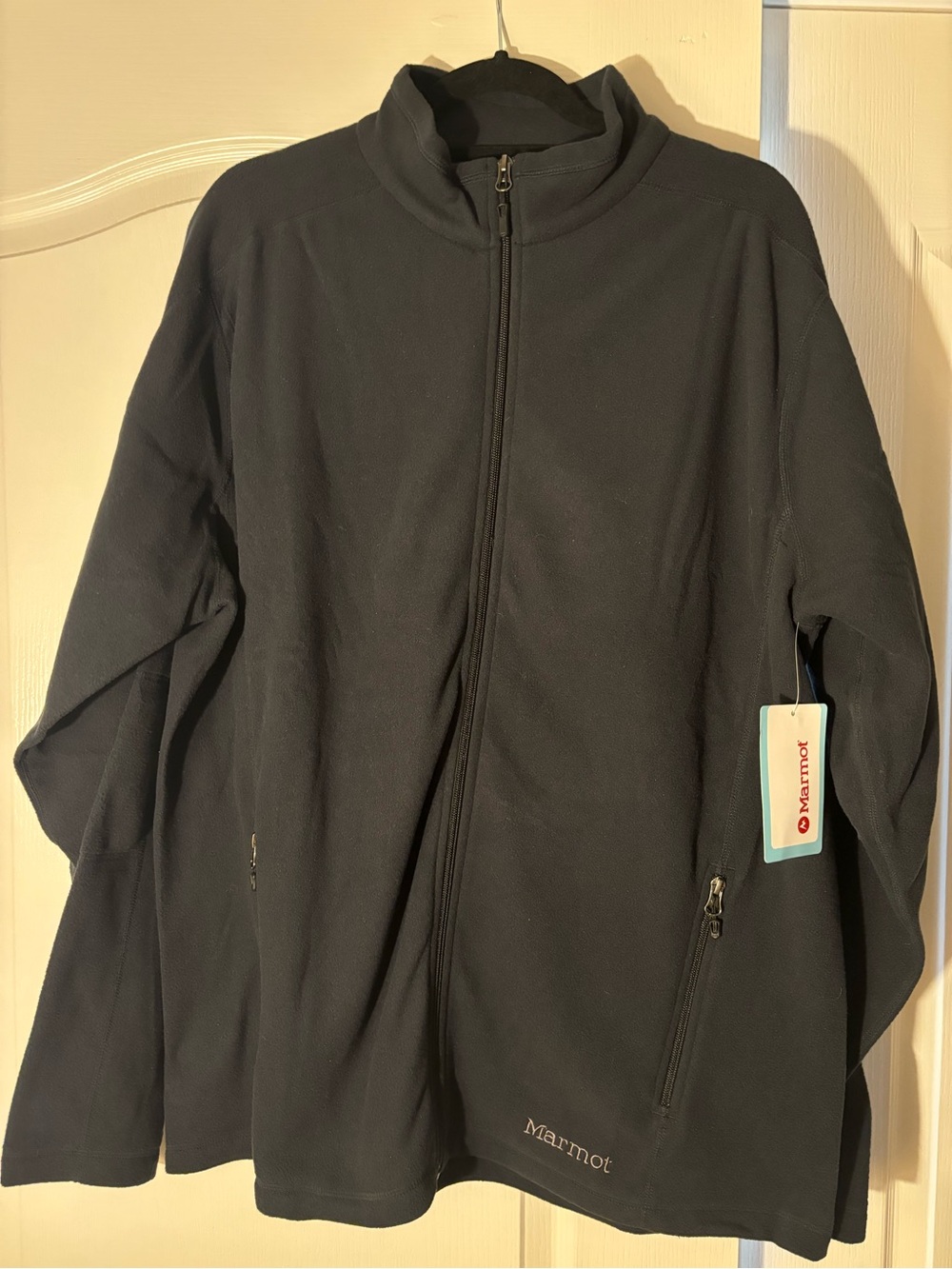 Marmot NEW Rocklin Black Lightweight Fleece Jacket men’s XXL